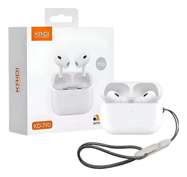 Fone De Ouvido Kaidi Kd790 Som Academia Sem Fio Tws